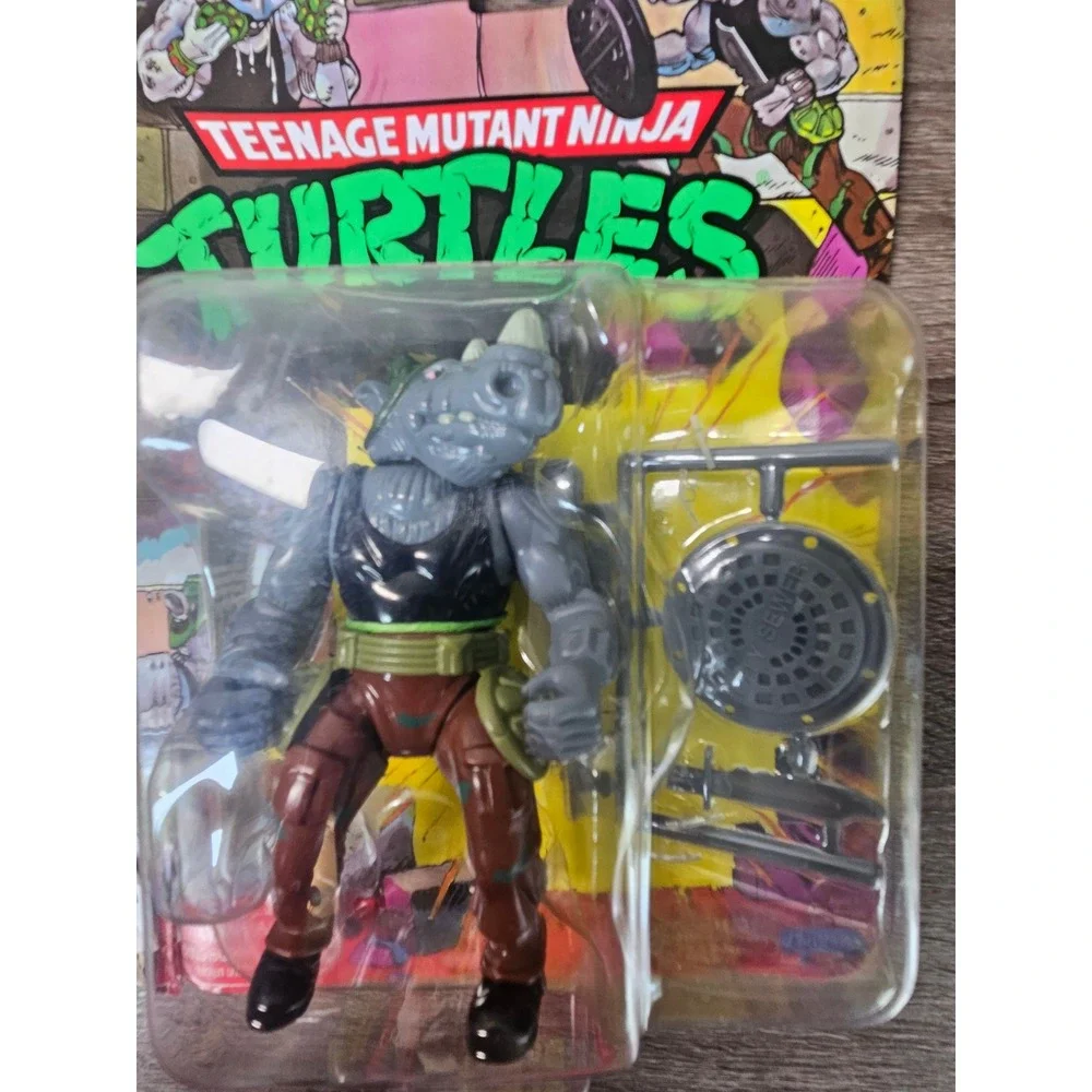 TMNT Rocksteady Action Figure Playmates Classic Collection 2022 New Retro Toy
